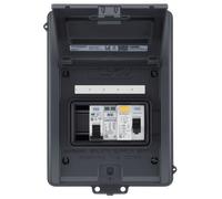 Sync Energy CFEV5A 5 Module IP65 Weatherproof Grey Metal EV Charger Circuit Protection with 40A 30mA Type A RCD, 40A B Curve MCB & Type 2 SPD
