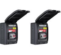Sync Energy EV Consumer Unit with 100A Main Switch, 40A 30mA Double Pole Bi-Directional RCBO Type A and Type 2 SPD, Enclosure for Electric and Hybrid Vehicles, 5 Modules, BG Sync EV, IP66, CP5MRDPS1G