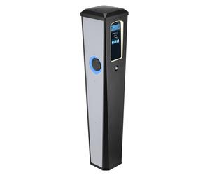 Sync Energy EVPCFSM27NBGR Pro Charger Floor Mount Dual Socket Outlet Single Phase 2X7.4kW Integrated MID Meter 4G