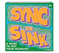 Sync or Sink - Hilarious Family Card Game for Kids, Teens & Adults, Fast-Paced Mind-Matching Partner Challenge, Fun Party & Game Night Favourite, Gifts for Ages 8, 9, 10 and Up, 4-8 Players