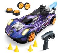 SYNCFUN 1:20 Remote Control Car, 2.4GHz Mini RC Drift Car for Kids, Four-Wheel Drive, with Cool Smoke Effect, Birthday Gift Toy for 6+ Year Old Boys Girls Kids