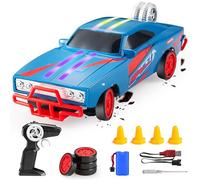 SYNCFUN 2.4GHz Mini RC Drift Car, Four-Wheel Drive, Cool Muscle Shape & Smoke Effect, Birthday Gift for 6+ Year Old Boys & Girls