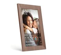 SyncGo 10.1 Inch Smart Wi-Fi Digital Calendar (Wood Grain) - Displays Your Photos, Wi-Fi Sync with Google Calendar, Wide Angle HD View