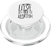 Synchro Swimmer Synchronized Swimming Dive Into The Rhythm PopSockets PopGrip for MagSafe