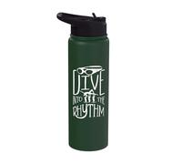 Synchro Swimmer Synchronized Swimming Dive Into The Rhythm Stainless Steel Insulated Water Bottle