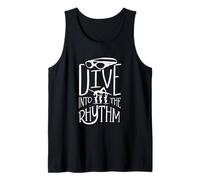 Synchro Swimmer Synchronized Swimming Dive Into The Rhythm Tank Top
