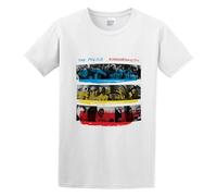 Synchronicity Remastered 2003 The Police Unisex T-Shirt Printed Tee Graphic Top Men White Shirt XXL