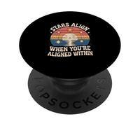 Synchronicity Stars are Align When You're Aligned Astronomy PopSockets Adhesive PopGrip