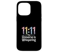 Synchronicity "The Universe is Whispering" 11:11 Numerology Case for iPhone 14 Pro Max