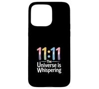 Synchronicity "The Universe is Whispering" 11:11 Numerology Case for iPhone 15 Pro Max