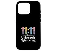 Synchronicity "The Universe is Whispering" 11:11 Numerology Case for iPhone 16 Pro
