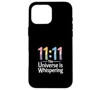 Synchronicity "The Universe is Whispering" 11:11 Numerology Case for iPhone 16 Pro Max