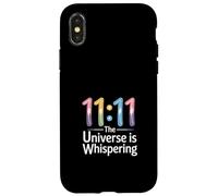Synchronicity "The Universe is Whispering" 11:11 Numerology Case for iPhone X/XS