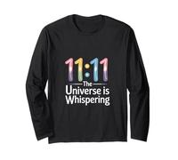 Synchronicity "The Universe is Whispering" 11:11 Numerology Long Sleeve T-Shirt