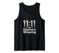 Synchronicity "The Universe is Whispering" 11:11 Numerology Tank Top