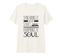 Synchronize Your Strokes Harmonize Soul Synchro Swimmer Premium T-Shirt