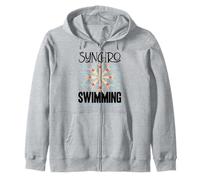Synchronized Swimming Synchro Swimmer No Balls Required Zip Hoodie