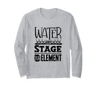 Synchronized Swimming Synchro Water Our Stage Our Element Long Sleeve T-Shirt