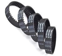 synchronous belt, HTD 3M Timing Belt Pitch Length Ld=87/90/99/105/108/111/114/117/120/123/126/129/132/135/138/141/144/147/150/153/156mm Width 9mm Rubber HTD3M Belt, Pack of 5PCS(1293M(43Teeth))