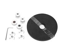 Synchronous Timing Pulley Belt 20 Tooth with Torsion Spring, 3D Printer Accessories Kit, High Precision Linear Motion System for CNC and 3D Printers (5 Meter)