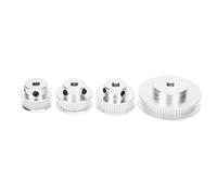 Synchronous Wheel 30/36/40/60 Teeth, Aluminum Timing Pulley for 3D Printer and CNC Milling Machines, 6mm Belt Width Compatible with 5mm Bore, Oxidized Anti - Rust Drive Component