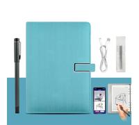 Syncify Digital Sketchbook, Syncify Digital Sketchbook Pro V2 with A5 Erasable Paper Refill + 5 Spare Refills, Smart Sync Pen & Notebook, Drawing, Writing, Note-Taking(Light Blue)