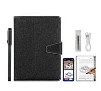 Syncify Digital Sketchbook, Syncify Digital Sketchbook Pro V2 with A5 Erasable Paper Refill + 5 Spare Refills, Smart Sync Pen & Notebook, Drawing, Writing, Note-taking,Black