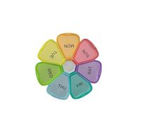 SyncLives Extra Large Weekly Pill Box 7 Day, Cute Pill Case Organizer, Pill Container, Colorful Medicine Pill Organizer for Vitamin Fish Oil Softgels, Tablets, Gummies Medication Supplements