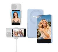 SYNCO M4 Magnetic Vlog Monitor Screen, 4" 400cd/m² HD with 3-Level Brightness, 50m BT 5.4 Wireless, 40ms Low Latency, Rear Cam Selfie Kit for Phone, P2P Direct, 3H Battery & Type-C (Blue)
