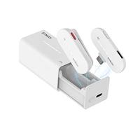 SYNCO Wireless Lavalier Microphone 【Type-C】, P1T 2.4GHz Mini Microphone with Charging Case for Android Phones Tablet Huawei Xiaomi Redmi Samsung Vlog Youtube, Wireless-Lavalier-Mic-Type-C