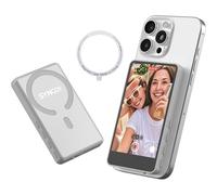 SYNCO XView M4 Phone Vlog Selfie Monitor Low Latency Magnetic Attaching P2P Connectivity Bluetooth Remote (White)