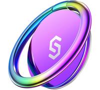 Syncwire 360° Rotatable Phone Ring Stand, Zinc Alloy Finger Grip with Strong 3M Adhesive, Slim Design, Compatible with Magnetic Car Mounts
