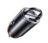 Syncwire Car Charger USB C & USB Socket 12V [PD30W & QC3.0 30W] All Metal USB Car Cigarette Lighter Fast for iPhone 16 Pro Max 15 14 13 12, Samsung