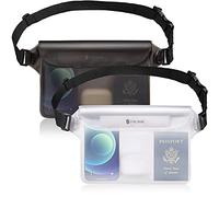 SYNCWIRE IPX8 Waterproof Pouch Bag with Adjustable Waist Strap-Screen Touchable Dry Bag with Adjustable Belt for Phone Valuables for Beach Swimming Snorkeling Boating Fishing Kayaking, etc