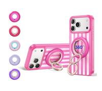 SYNCWIRE MagSafe Phone Ring Holder Grip for iPhone, Blush Cloud