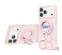 SYNCWIRE MagSafe Phone Ring Holder Grip for iPhone, Light Pink