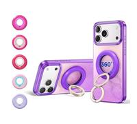 SYNCWIRE MagSafe Phone Ring Holder Grip for iPhone, Violet Diva