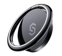 Syncwire Phone Ring Holder - 360 Adjustable Mobile Phone Loop Universal Cell Phone Finger Grip Ring Zinc Alloy Ring Stand for All Smartphones, iPhone, Samsung, HUAWEI, LG, Sony - Black
