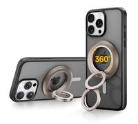 SYNCWIRE Phone Ring Holder Grip for MagSafe, 360° Rotation Magnetic Cell Phone Grip Stand Two-Sided Magnetic Compatible with iPhone 17 16 15 14 13 12 Pro Max fits MagSafe Accessories