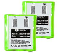 Synergy Digital 2-Way Radio Batteries, Compatible with Motorola TalkAbout T600 H2O 2-Way Radio, (Ni-MH, 3.6V, 1600 mAh), Combo-Pack Includes: 2 x SD2W-H1004 Batteries