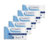Synergy Health 5 Packs of 100 Conti Soft Large Dry Patient Cleansing Wipes