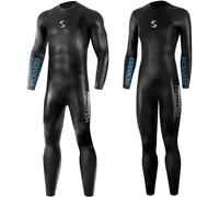 Synergy Triathlon Wetsuit 3/2mm Volution 2.0 Full Sleeve Smoothskin Neoprene for Open Water Swimming, Triathlon (Men 2.0, Men's M3)