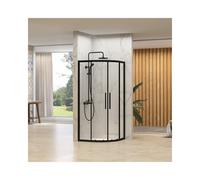 Synergy Vodas 6 Black 2 Door Quadrant Enclosure Please Select Size: 900x900mm
