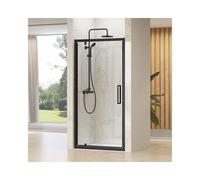 Synergy Vodas 6 Black Pivot Door Please Select Size: 900mm