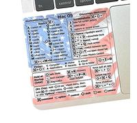 SYNERLOGIC Mac OS Keyboard Shortcut Vinyl Sticker, No-Residue Adhesive, Compatible with 13"-16" MacBook Air/Pro/iMac/Mini (US Flag)