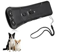 Synkris Anti Barking Device for Dogs 3 Levels Ultrasonic Stop Dog Repeller Bark Deterrents Control Rechargeable Waterproof Trainer Tools 3 in 1 Barking Stopper for Small Medium Large Dogs Xmas Gifts