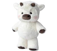 Synlghapse 45/60cm The Running Cow Plush, Running Plushies Highland Cow, Shaking Interactive Moving Legs Desktop Sensory Toy, For Kids Adults Office Bedroom Home (White, 45cm)