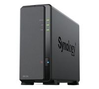 Synology DiskStation DS124 NAS Desktop Realtek RTD1619B 1 GB DDR4 12 TB HDD DiskStation Manager Black