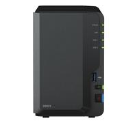 Synology DiskStation DS223 2GB RAM with 16TB Installed Storage 2 Bay SATA Desktop NAS Storage