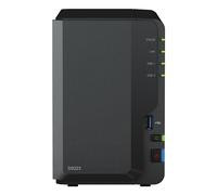 Synology DiskStation DS223 NAS Mini Tower Realtek RTD1619B 2 GB DDR4 12 TB HDD DiskStation Manager Black